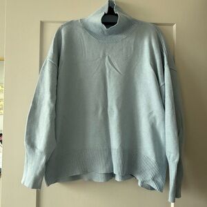Commense Light Blue Turtleneck Sweater